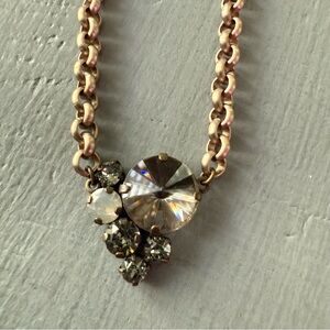 Sabika Crystal Winter 2013 Pendant Necklace